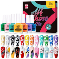 BORN PRETTY 12 RENK NAIL ART STAMPING BASKI BOYA SETİ