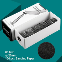 ELLEA NAİL PODODİSK YEDEK ZIMPARA MEDİUM 25 MM 100 ADET 80 GRİT
